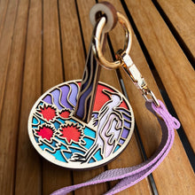 Load image into Gallery viewer, Portable Wrist Yarn Holder • Mini Minder Seaside Heron Bird