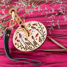 Load image into Gallery viewer, Portable Wrist Yarn Holder • Mini Minder Fluttering Fields