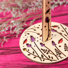 Load image into Gallery viewer, Portable Wrist Yarn Holder • Mini Minder Fluttering Fields