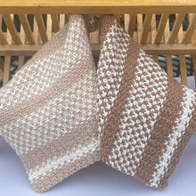 Load image into Gallery viewer, Linen Dishcloth Yarn Kits Coastal Cocoa