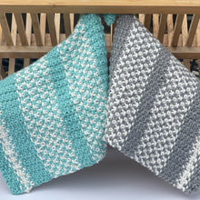 Load image into Gallery viewer, Linen Dishcloth Yarn Kits Tidepool Mist