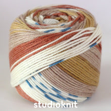 Load image into Gallery viewer, Fair Isle Slouchy Hat Yarn Kits Forsythia 101