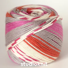 Load image into Gallery viewer, Fairyland Snuggles Baby Blanket Yarn Kits Hibiscus 108