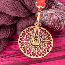 Load image into Gallery viewer, Portable Wrist Yarn Holder • Mini Minder Heart Heart Heart