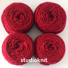 Load image into Gallery viewer, Moss Landing Blanket Yarn Kits • Cascade 128 Yarn & Pattern Ruby 893