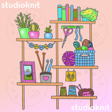 Load image into Gallery viewer, Coloring Book & Sticker Book Gift Bundle: Yarn Is My Love Language (Save 15%)