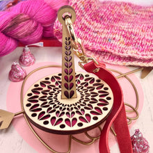 Load image into Gallery viewer, Portable Wrist Yarn Holder • Mini Minder Heart Heart Heart