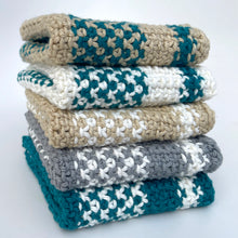 Load image into Gallery viewer, Linen Dishcloth Set Knitting Pattern (PDF Download)