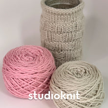 Load image into Gallery viewer, Mason Jar Cozy Yarn Kits (Makes 4 Large Cozies) • Cascade 128 Yarn & Pattern