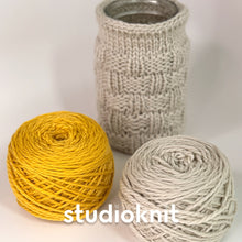 Load image into Gallery viewer, Mason Jar Cozy Yarn Kits (Makes 4 Large Cozies) • Cascade 128 Yarn & Pattern