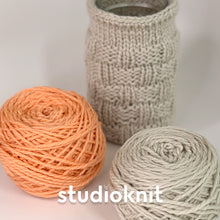 Load image into Gallery viewer, Mason Jar Cozy Yarn Kits (Makes 4 Large Cozies) • Cascade 128 Yarn & Pattern