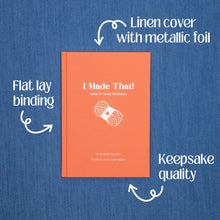 Load image into Gallery viewer, Project Journal Log for Knitters + Crocheters