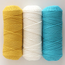 Load image into Gallery viewer, Linen Dishcloth Yarn Kits Clear Skies