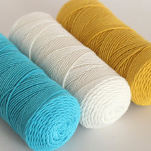 Load image into Gallery viewer, Linen Dishcloth Yarn Kits Clear Skies