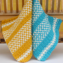 Load image into Gallery viewer, Linen Dishcloth Yarn Kits Clear Skies
