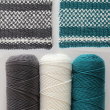 Load image into Gallery viewer, Linen Dishcloth Yarn Kits Ocean Breeze