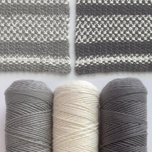 Load image into Gallery viewer, Linen Dishcloth Yarn Kits Pebble Shore
