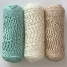 Load image into Gallery viewer, Linen Dishcloth Yarn Kits Seafoam Sand