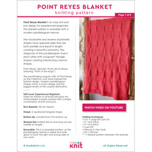 Load image into Gallery viewer, Point Reyes Blanket Yarn Kits • Cascade 128 Yarn & Pattern