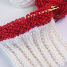 Load image into Gallery viewer, Sideline Spirit Hat Knitting Pattern Adult Size (PDF Download)