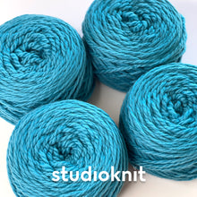 Load image into Gallery viewer, Moss Landing Blanket Yarn Kits • Cascade 128 Yarn & Pattern Teal 322