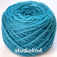 Load image into Gallery viewer, Hot Frosty Scarf Yarn Kits • Cascade 128 Yarn & Pattern Teal 322 Yarn Kit: Adult Scarf 10 x 70"