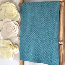 Load image into Gallery viewer, Moss Landing Blanket Yarn Kits • Cascade 128 Yarn & Pattern Summer Sky Heather 1910