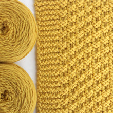Load image into Gallery viewer, Moss Landing Blanket Yarn Kits • Cascade 128 Yarn & Pattern Daffodil 821