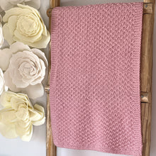 Load image into Gallery viewer, Moss Landing Blanket Yarn Kits • Cascade 128 Yarn & Pattern Pale Blush 319