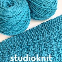 Load image into Gallery viewer, Moss Landing Blanket Yarn Kits • Cascade 128 Yarn & Pattern Teal 322