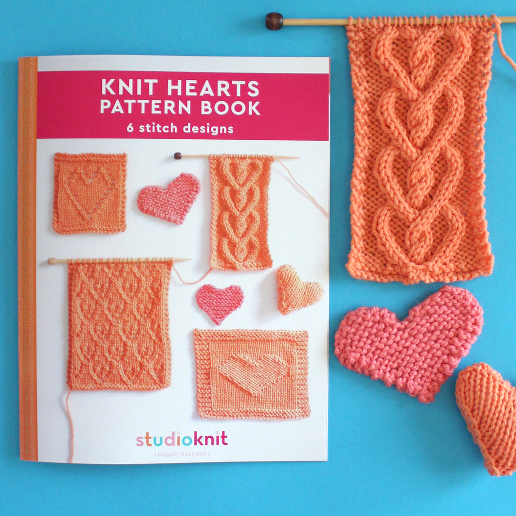 Knit Hearts Pattern Book • Printed (Ships USA Only)