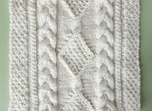 Load image into Gallery viewer, Diamond Hill Loop Celtic Cable Knitting Pattern (PDF Download)