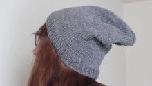 Load image into Gallery viewer, Slouchy Beanie Hat Knitting Pattern (PDF Download)
