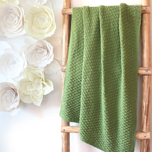 Load image into Gallery viewer, Moss Landing Blanket (7 Sizes): Beginner-Friendly Knitting Pattern