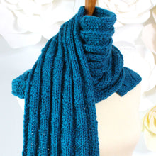 Load image into Gallery viewer, Pennant Pleating Scarf Knitting Pattern (PDF Download)
