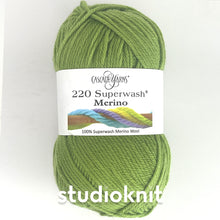 Load image into Gallery viewer, Twisted Love Heart Cable Knit Hat Yarn Kits • Cascade 220 Superwash Merino Yarn &amp; Pattern Peridot 84
