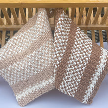 Load image into Gallery viewer, Linen Dishcloth Yarn Kits Coastal Cocoa
