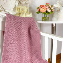 Load image into Gallery viewer, Moss Landing Blanket Yarn Kits • Cascade 128 Yarn &amp; Pattern Pale Blush 319
