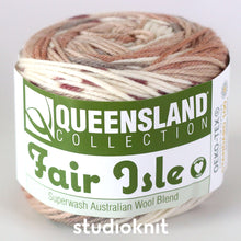 Load image into Gallery viewer, Fair Isle Slouchy Hat Yarn Kits Faded Rose 105
