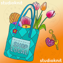 Load image into Gallery viewer, Coloring Book &amp; Sticker Book Gift Bundle: Yarn Is My Love Language (Save 15%)
