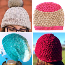 Load image into Gallery viewer, Easy Hat Knitting Pattern Bundle
