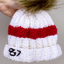 Load image into Gallery viewer, Sideline Spirit Hat Knitting Pattern Adult Size (PDF Download)
