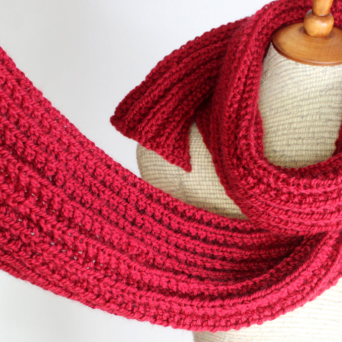 Hot Frosty Scarf Knitting Pattern (PDF Download)