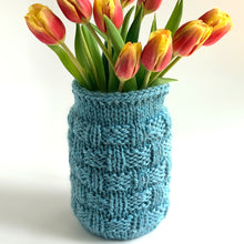 Load image into Gallery viewer, Mason Jar Cozy Yarn Kits (Makes 4 Large Cozies) • Cascade 128 Yarn &amp; Pattern
