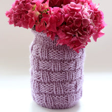 Load image into Gallery viewer, Mason Jar Cozy Yarn Kits (Makes 4 Large Cozies) • Cascade 128 Yarn &amp; Pattern
