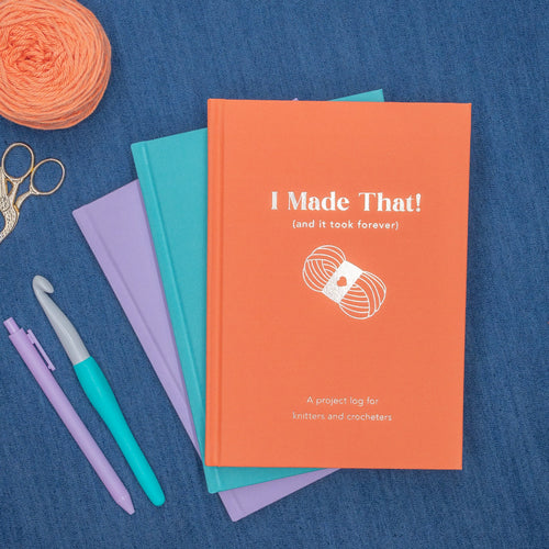 Project Journal Log for Knitters + Crocheters
