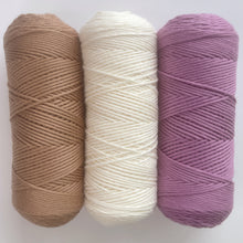Load image into Gallery viewer, Linen Dishcloth Yarn Kits Driftwood Lilac
