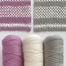Load image into Gallery viewer, Linen Dishcloth Yarn Kits Lavender Haze
