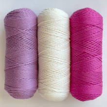 Load image into Gallery viewer, Linen Dishcloth Yarn Kits Lilac Flamingo
