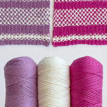 Load image into Gallery viewer, Linen Dishcloth Yarn Kits Lilac Flamingo
